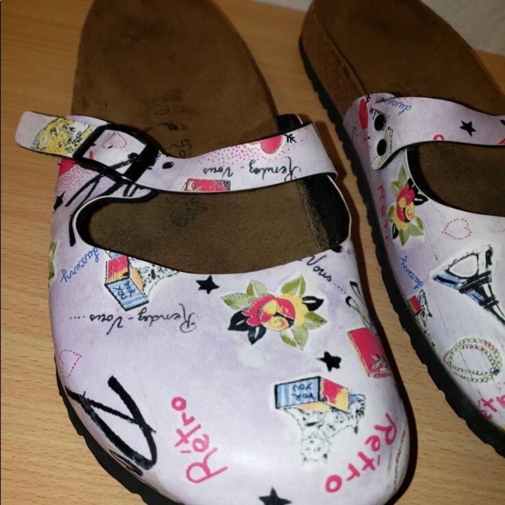 Birkis Birkenstock Paris Mule Clogs Shoes 11 - Picture 4 of 9